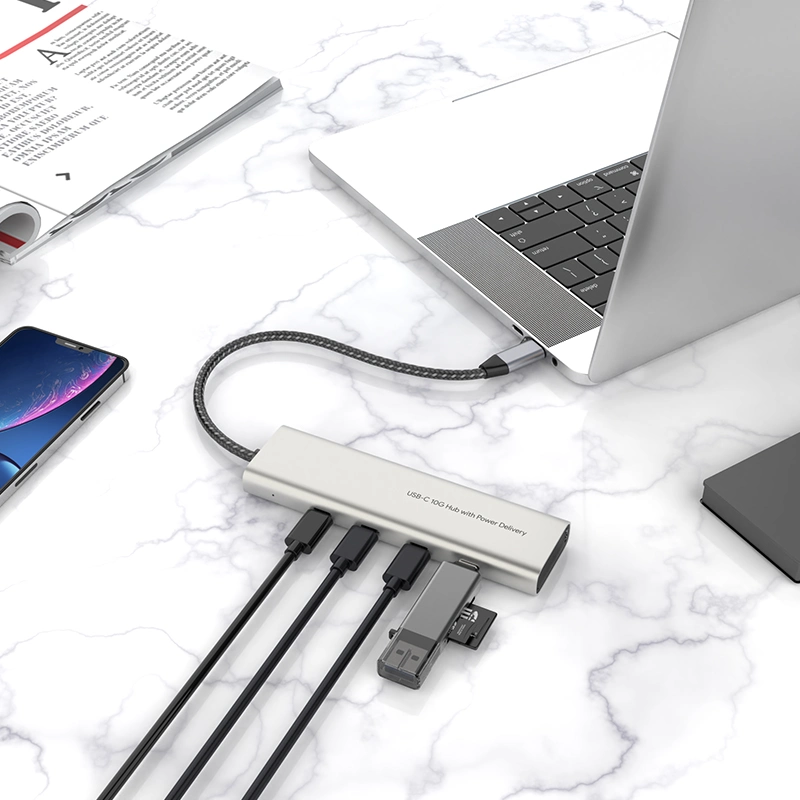 USB-C 3.2 Gen2 Hub with 4c Ports 4-in-1 10g Hub