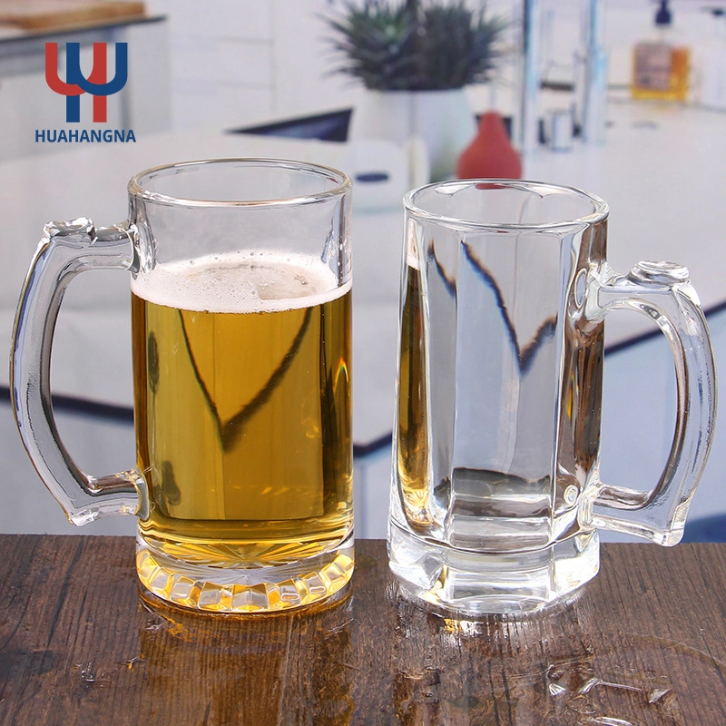 Wholesale/Supplier Custom Logo Personalized Pint Beer Glass Mugs with Handle for Iced Coffee Smoothie