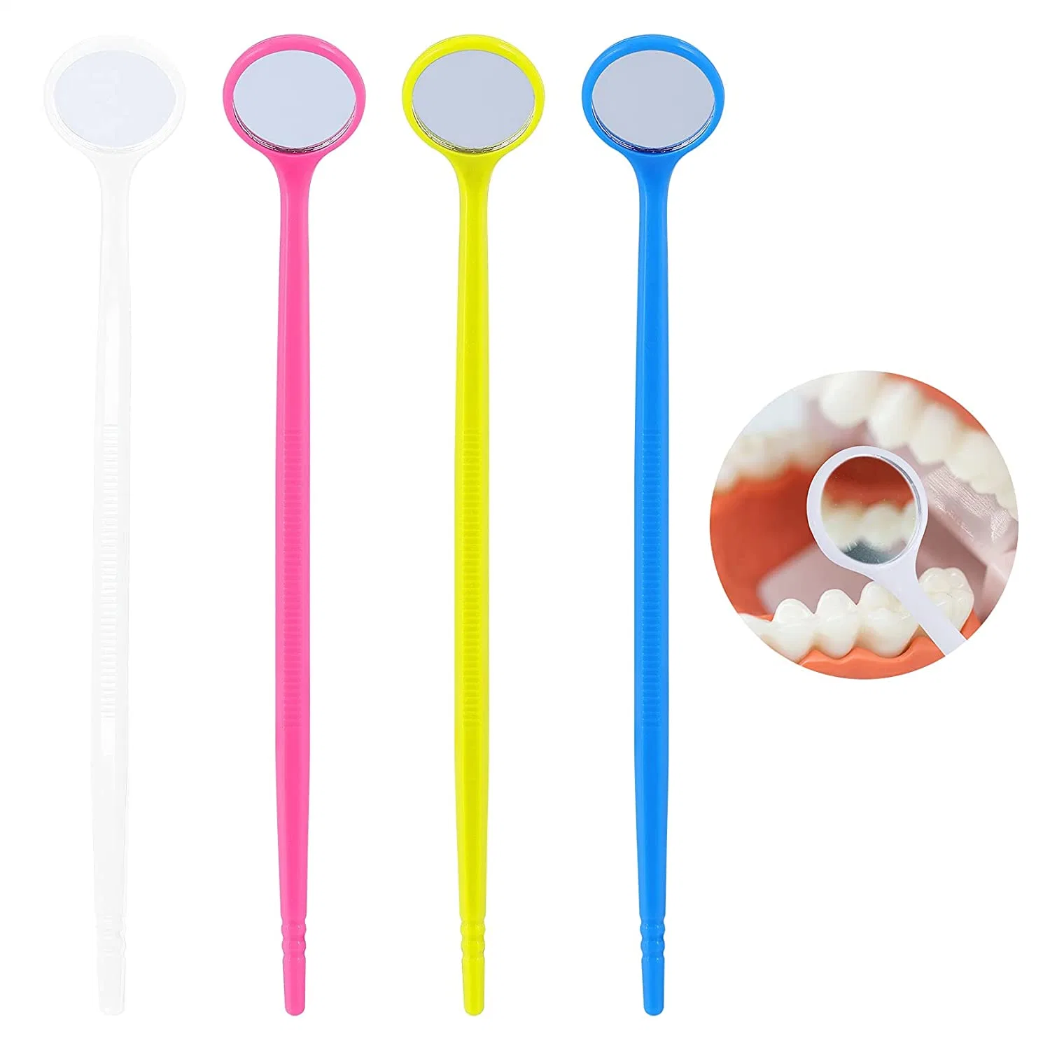 SJ Wholesale/Supplier Single Use Clinic Use Oral Teeth Dental Mouth Mirror Oral Mirror Kit