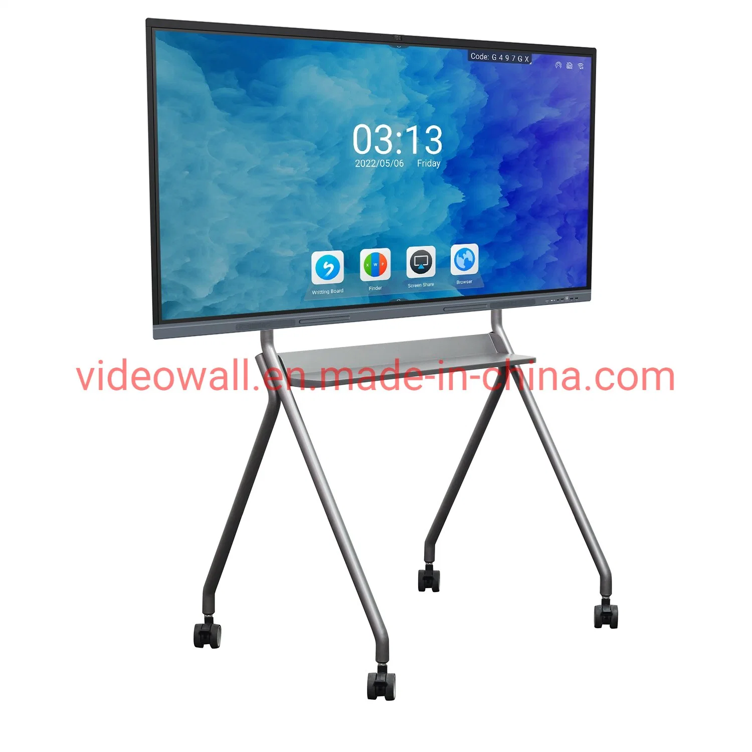 S9 Pro 65" 75" 86" interactive à écran plat tactile 4K de l'enseignement de tableau blanc numérique interactif SMART Board avec caméra et microphone pour la salle de classe