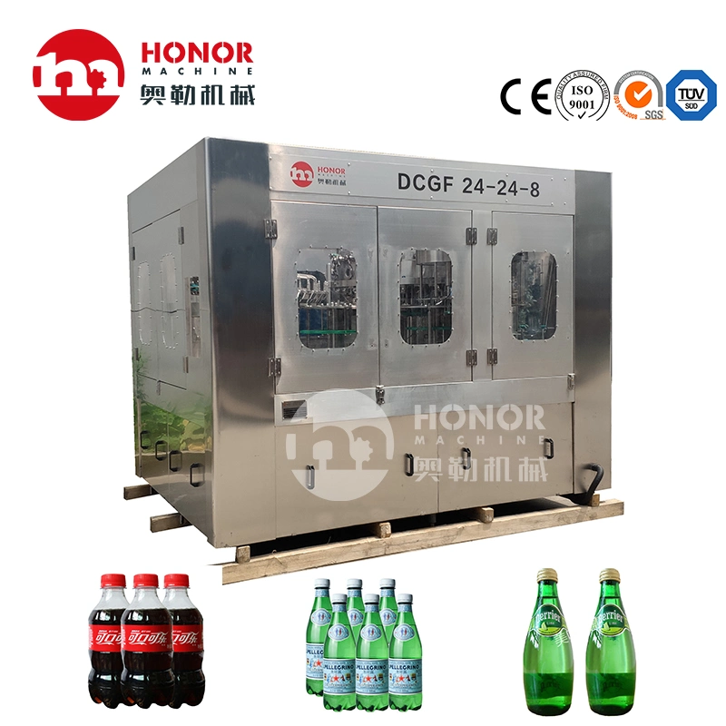 Automatic Glass Bottle Beer Filling Machinery Carbonated Drinks Bottling Machinery Beer Washing Filling Bottling Capping Machine