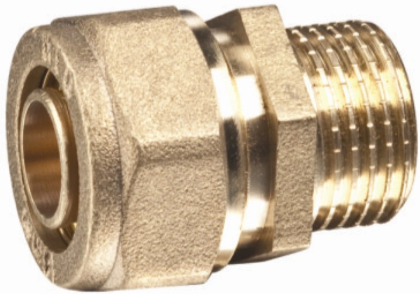 Brass Pex Fitting Wall Plated Female Elbow