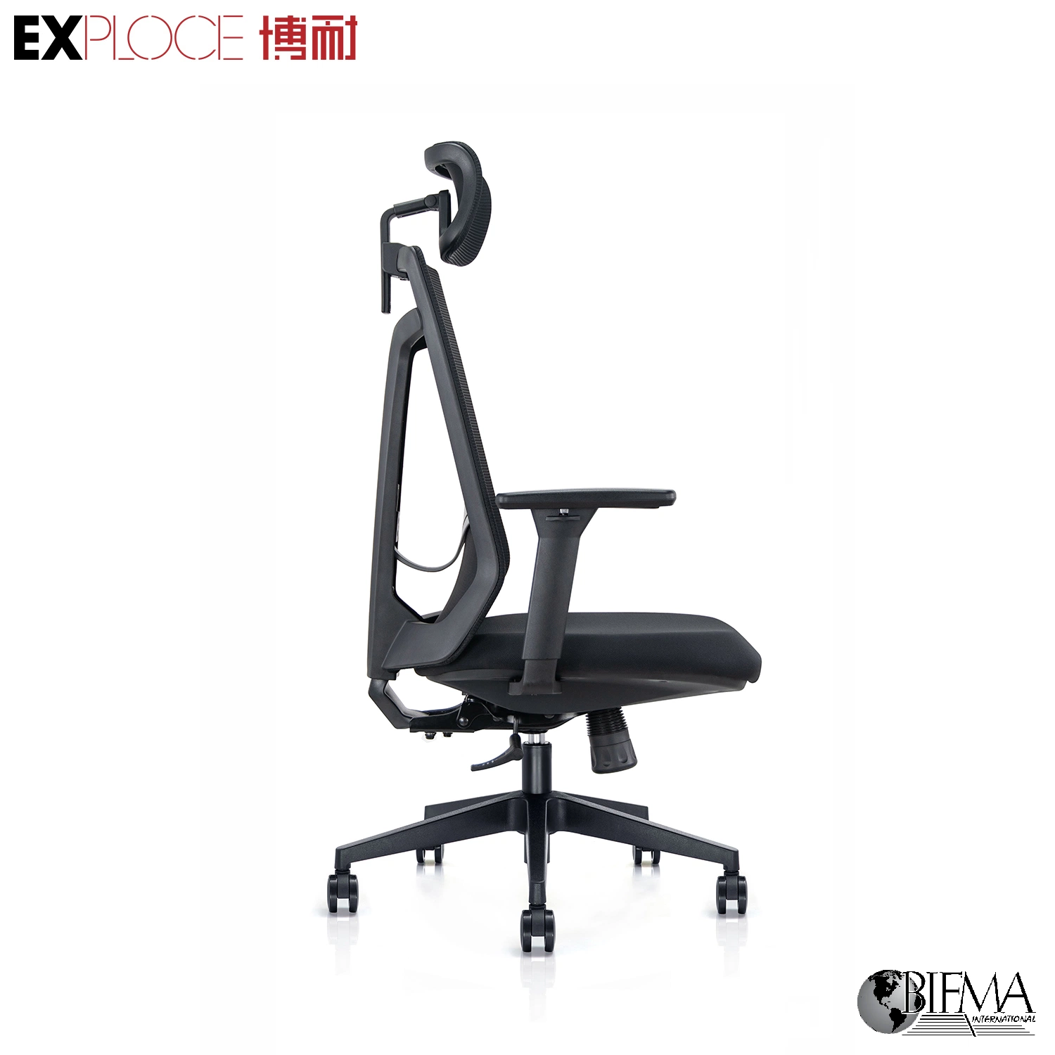 Small Size Office Furniture Comfortable Black Mesh Computer Swivel Chair for Staff with Excellent Cost Performance 3D Armrest OEM Asia Area