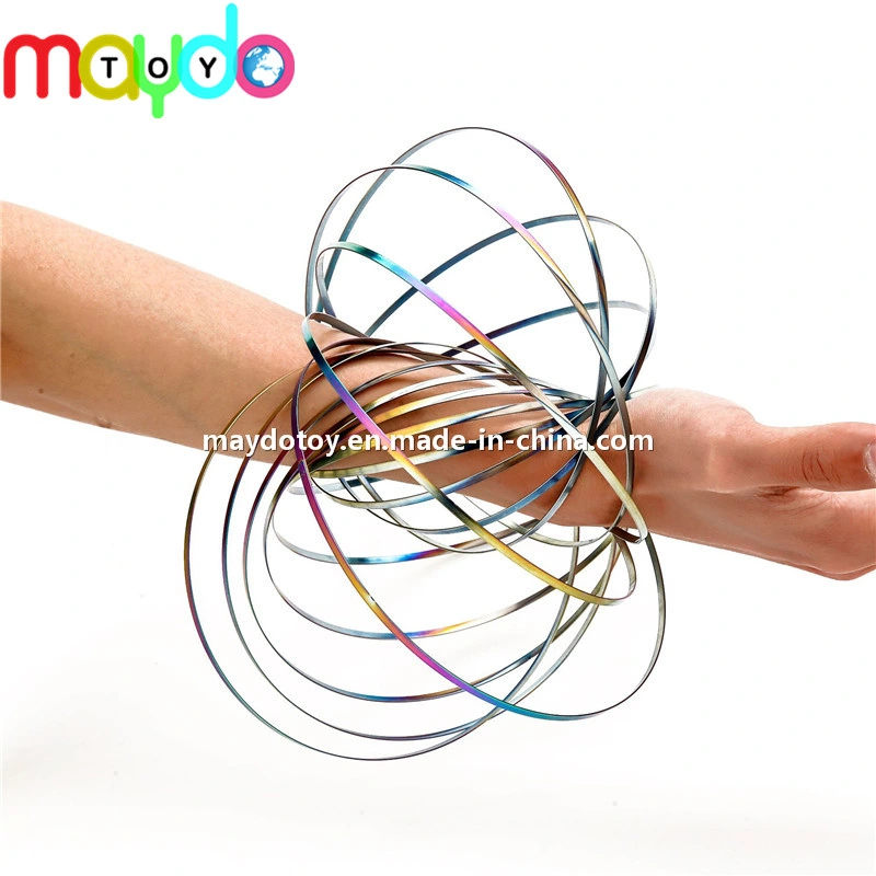 Novelty Magic Kinetic Rings Vortex Spring Fidget Toys