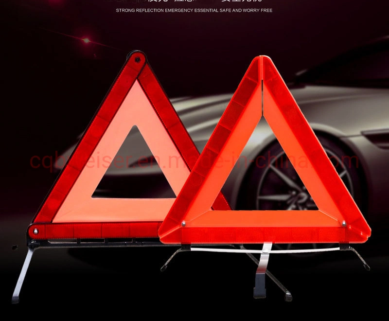 Road Safety Warning Triangle Sign Reflective Traffic Warning