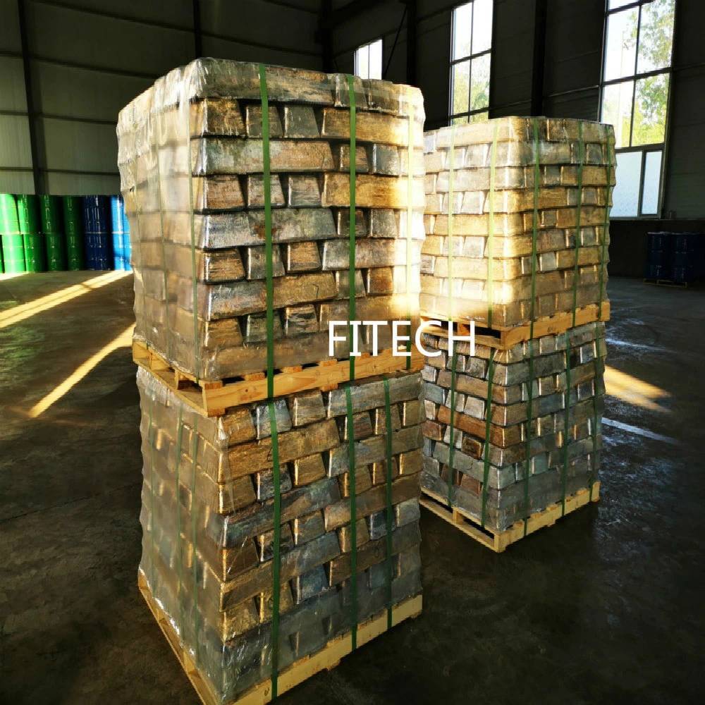 1000kg/Pallet Magnesium Calcium Master Alloy Ingot Mg Ca Magnesium Calcium Alloy 70/30