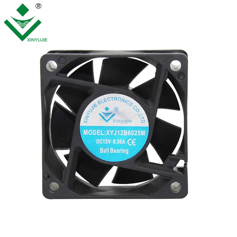 6025 PWM & Tach 60mm DC Axial Fan Flow 60X60X25mm 12 Volt DC Fan Speed Control Low Noise