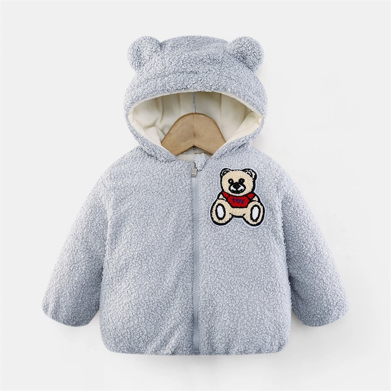 Winter Latest Cartoon Bear Warm Children's Fleece Cotton Coat Thickened