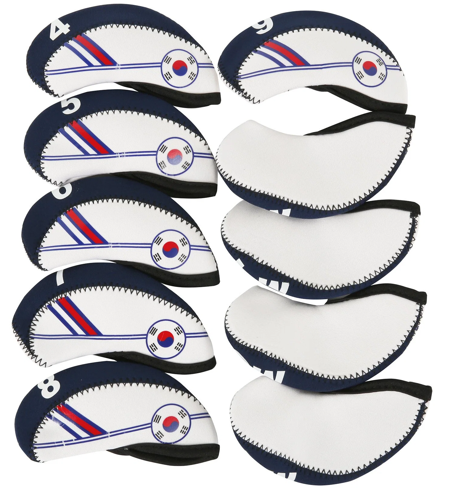 Factory Wholesale/Supplier Low MOQ Golf Lron Headcover Korean Flag Pattern