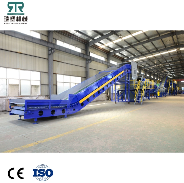 1000kg/Hr Waste Plastic Pet Bottle Recycling Washing Machine Production Line