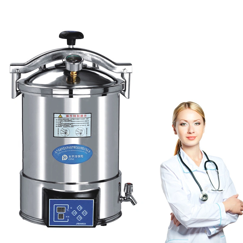 18L 24L 30L Portable Pressure Steam Autoclave Sterilizer