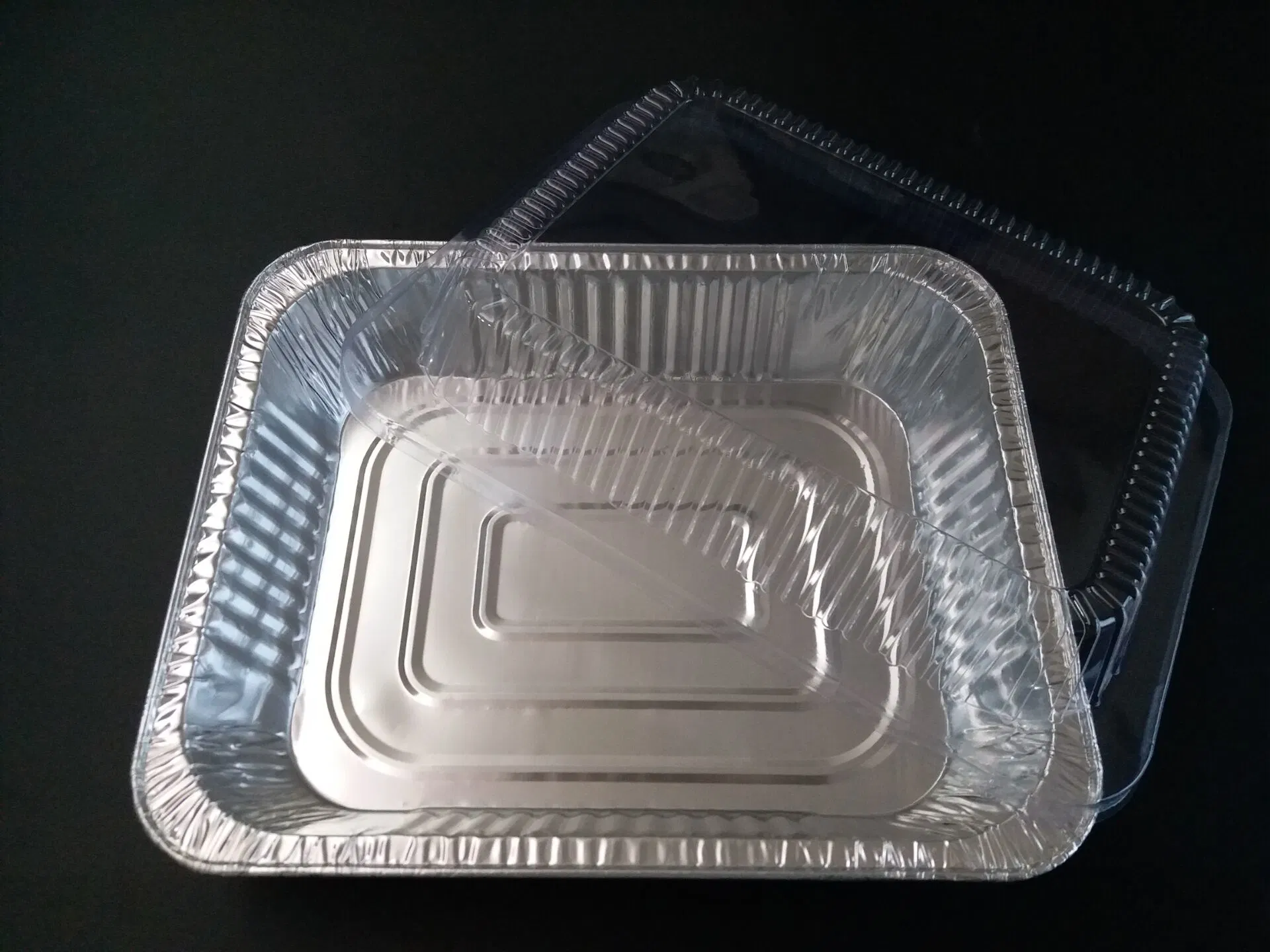 El papel de aluminio, tostadoras de tamaño medio de la bandeja de papel de aluminio, aluminio Aluminio de tamaño completo, Barbacoa, contenedor de alimentos de aluminio, aluminio saque el recipiente, rollo de lámina de aluminio, ella