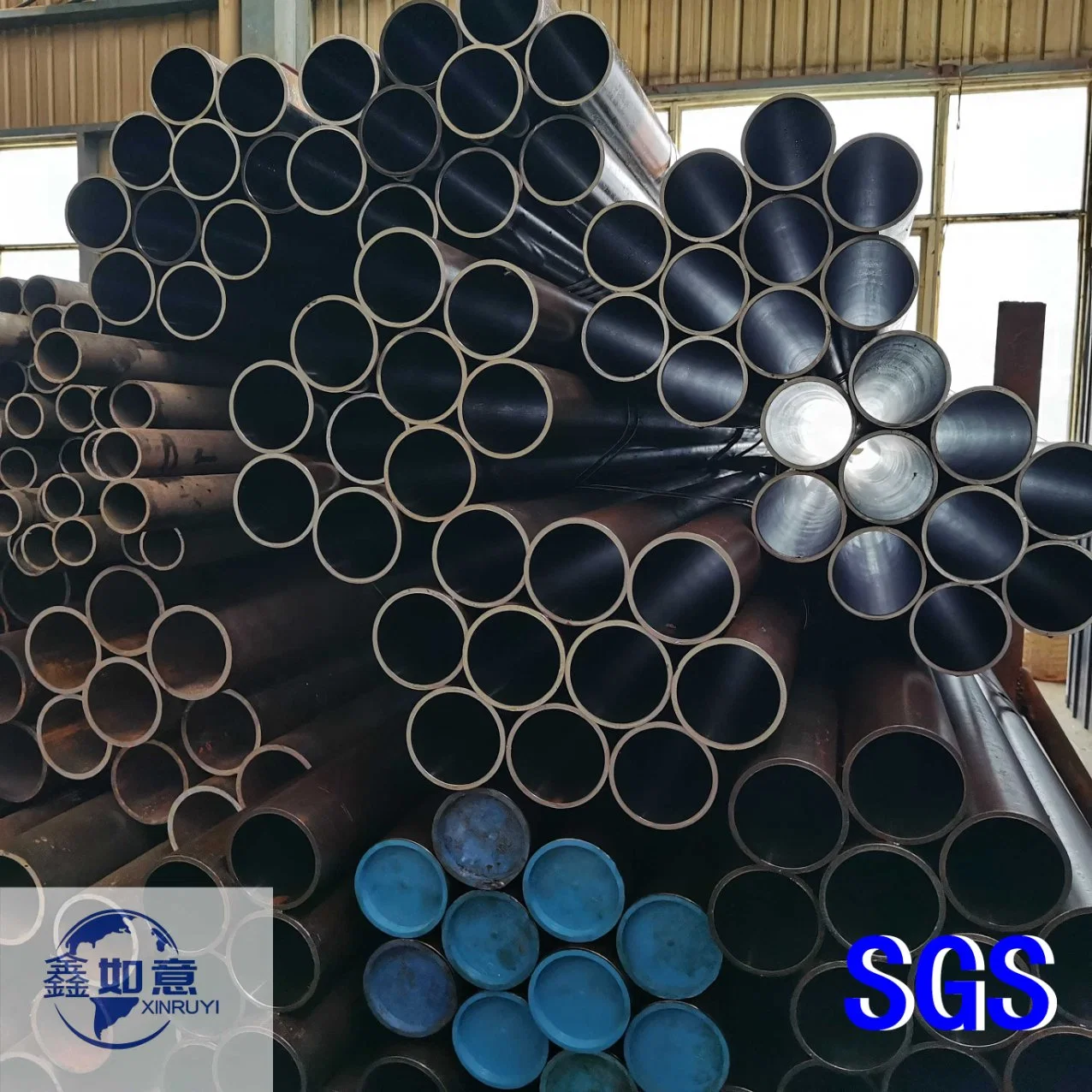 Cold Drawn Steel Tube SAE 1020 1045 ASTM A210 St52 E355 304 Shaft Seamless Iron Steel Honed Pipe