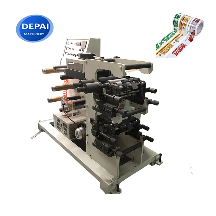 Customized 1-3 Colors Auto Adhesive BOPP Tape Printing and Slitting Machine Price