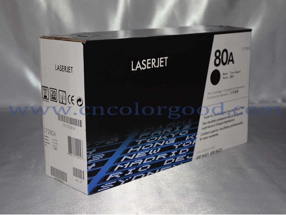 Nouveaux produits Cartouche de toner Laser CF280A d'origine pour imprimante HP Laserjet PRO 400 M401d.