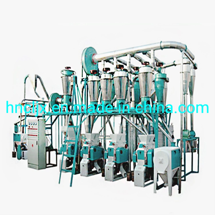 White /Yellow Maize/Corn Milling Machine Complete Processing Line Machine, Flour Mill