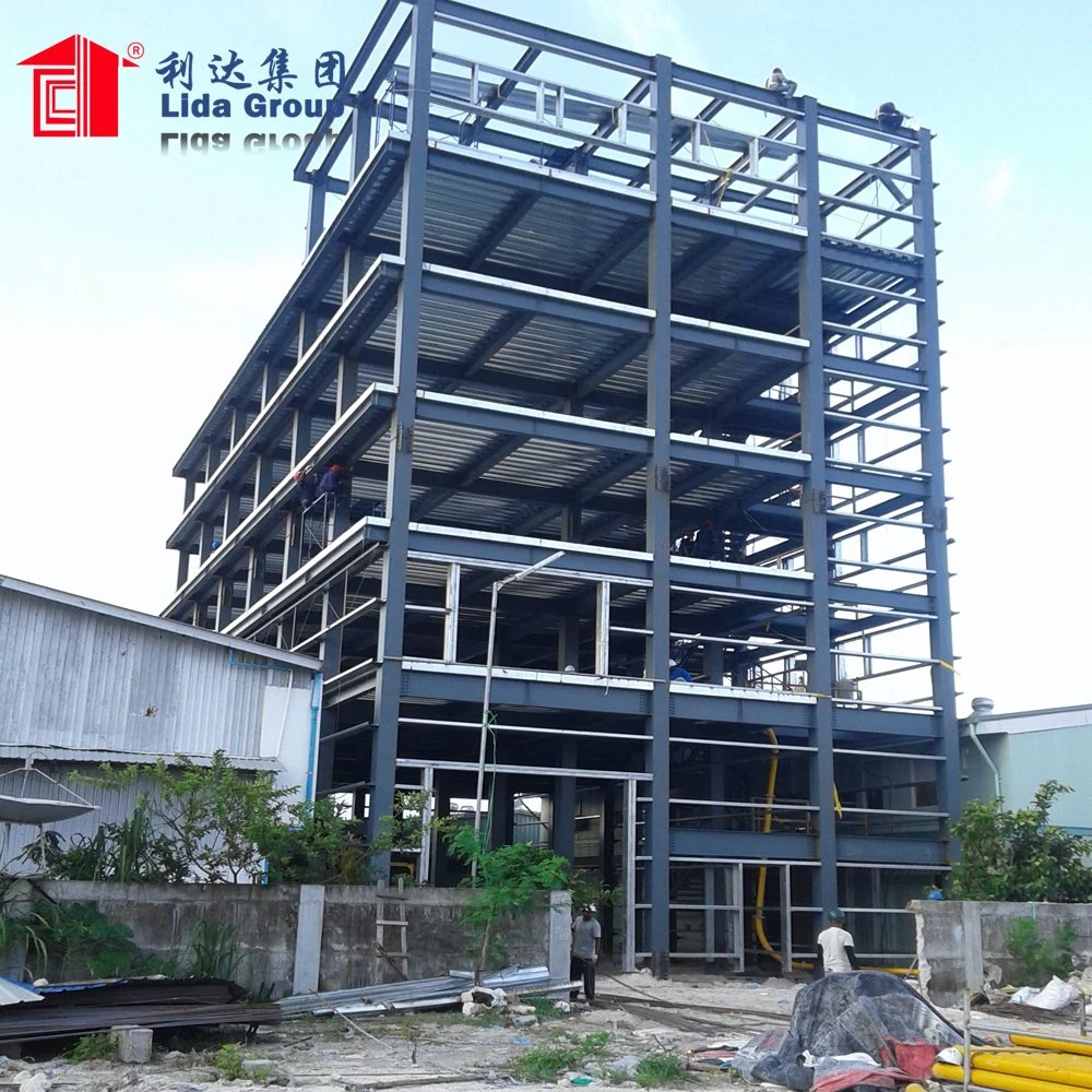 Amplia gama de materiales de almacén de prefabricados de estructura de acero de una parada de almacén los productos de construcción
