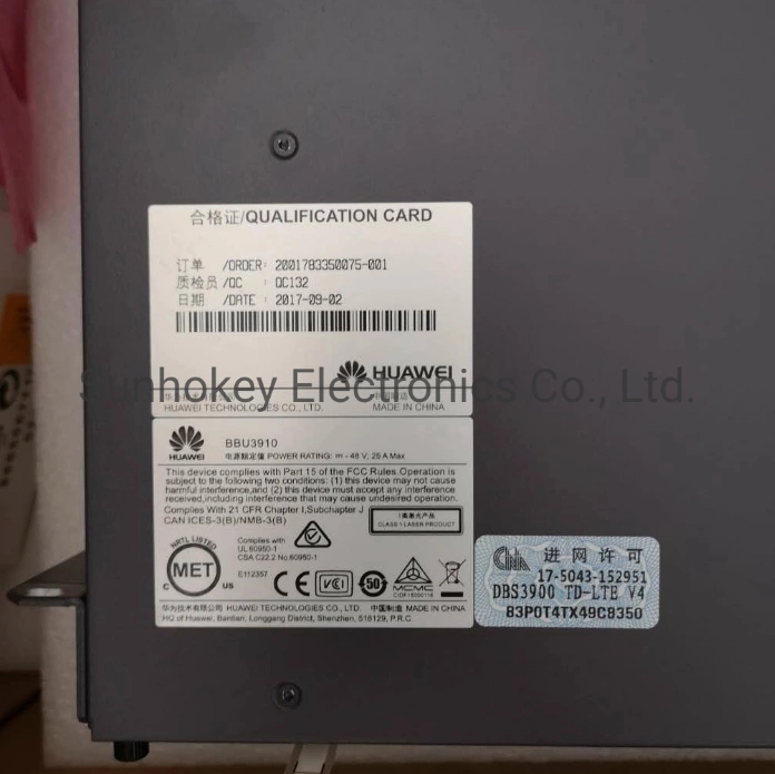 Original Huawei DBS3900 Ubbpe Umptb Lte ATS48 Bbu 3910