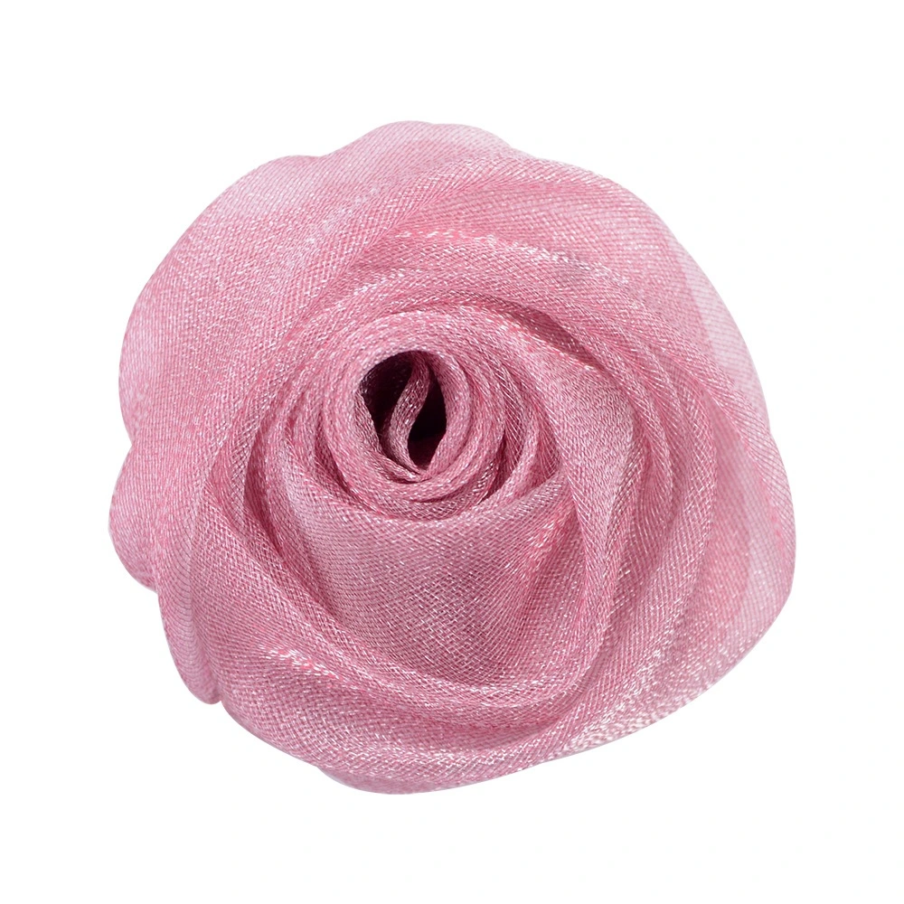 5 سم Organza استريو Rose DIY Corsage الملابس قبعة الديكور قطعة قماش أكسسوارات الزهور