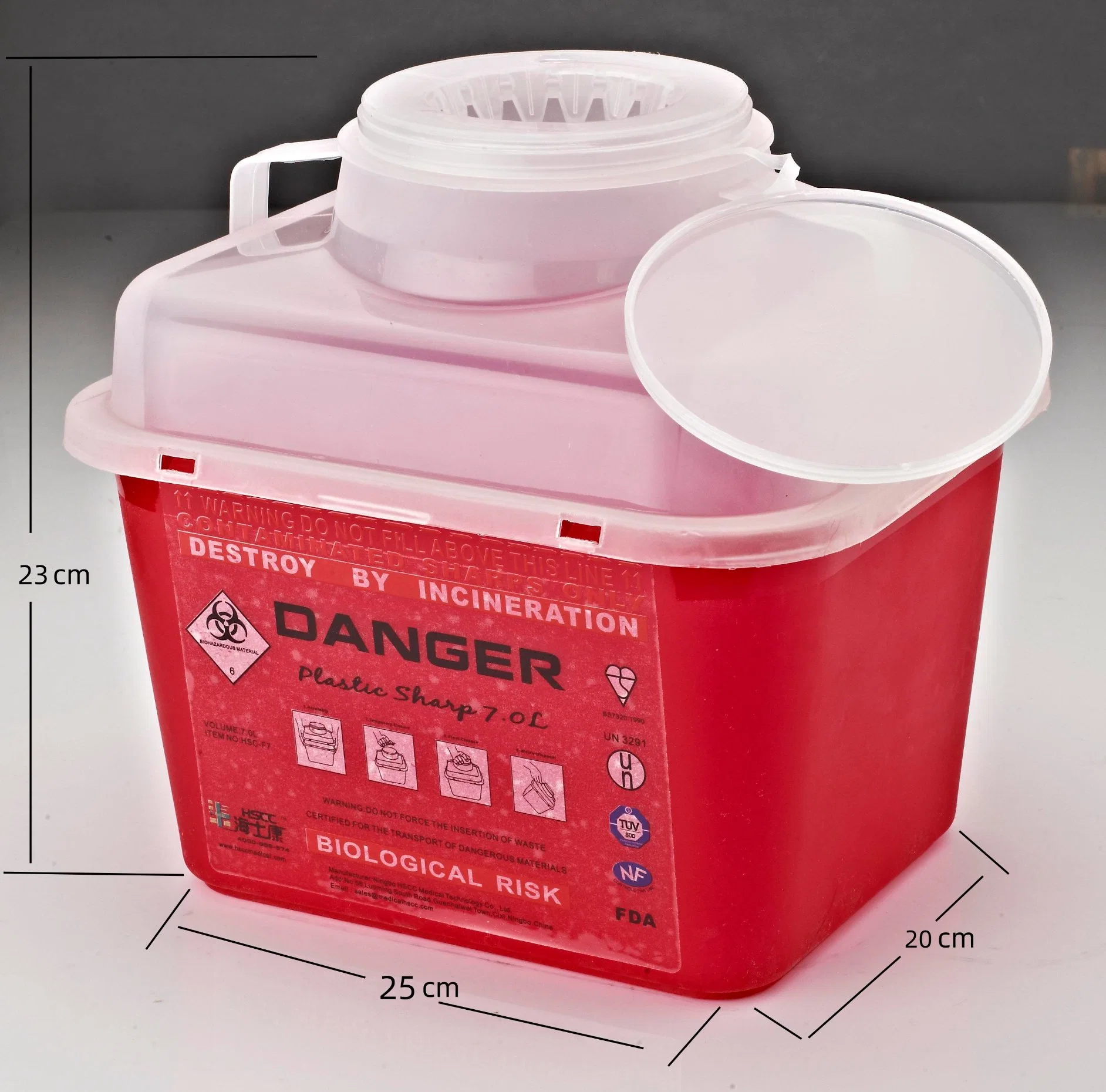 High quality/High cost performance  Disposable Sharps Container Medical Safety Box