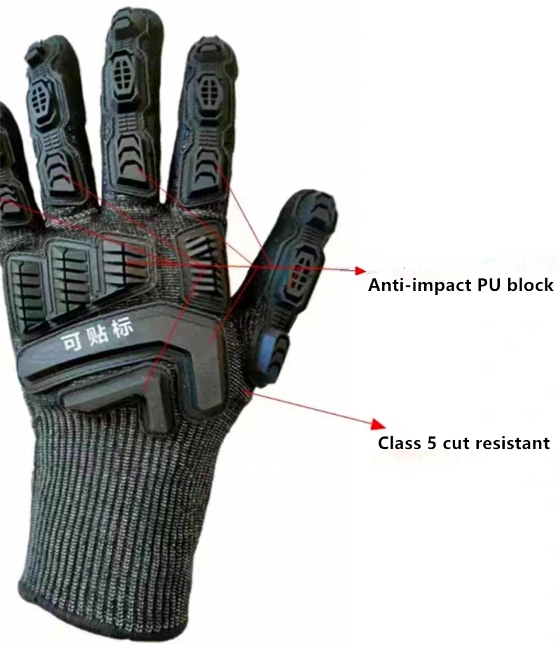 New Fashion Cut Resistant Protective Hppe Breathable Tactical Climbing Gloves