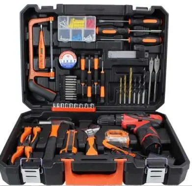 La caja de herramientas eléctricas hogar Juego de conjunto de herramientas de perforación