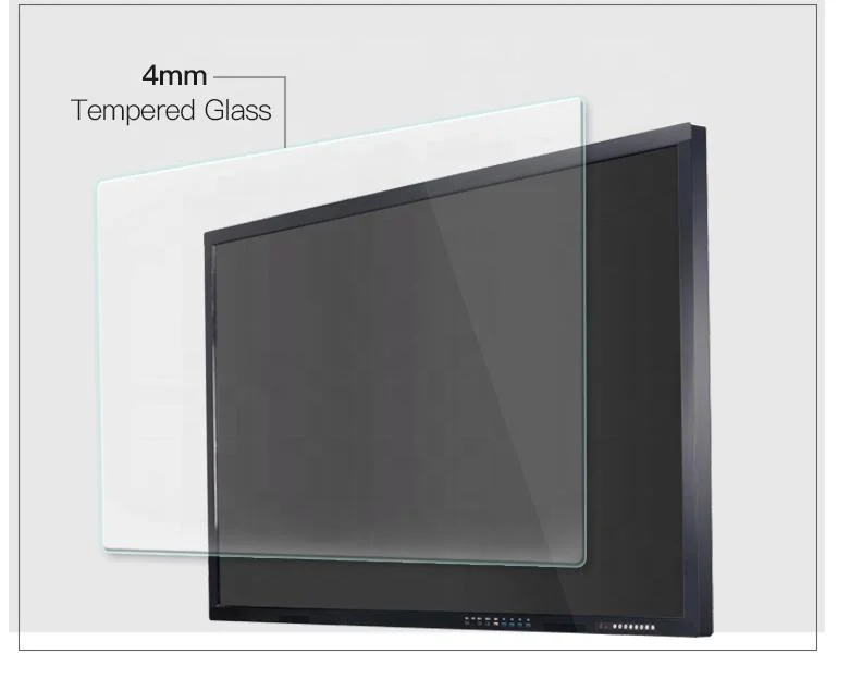 Educación de 65 pulgadas LCD Portátil Smart Board interactiva de pantalla táctil de la enseñanza de blanca