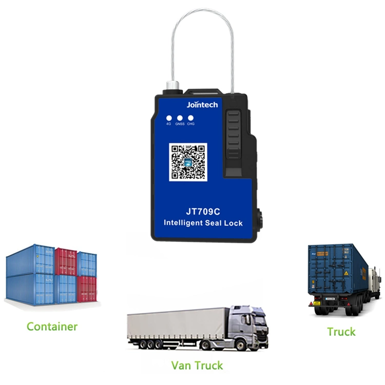 Jointech Jt709c GPS Tracker Smart Intelligent Lock Padlock Truck Tracking Container Location with GPS Software System