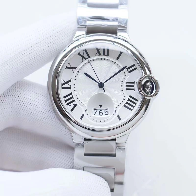 Men Watch Women Watches Blue Balloon Stainless Steel Mechanical Automatic Watch Size 42mm36mm33mm Fashion Couple Movement Watches Luxury