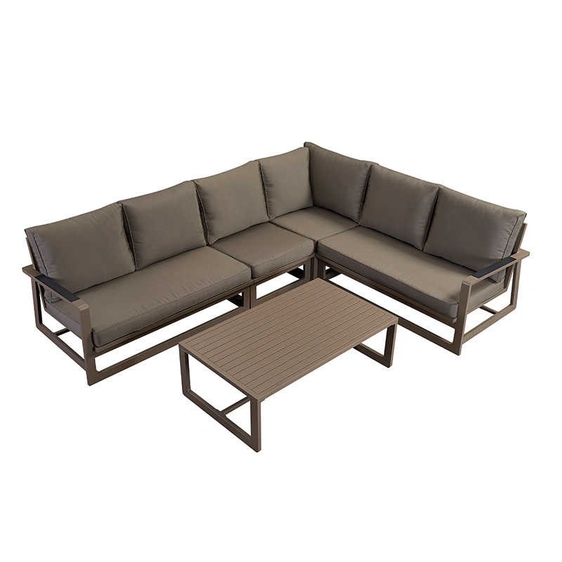 Luxury Outdoor Furniture Products Chaise Patio Garden Modern Aluminum Sofa Sets