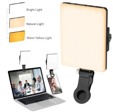 Tragbares wiederaufladbares LED-Fill Light für Live Selfie Meeting