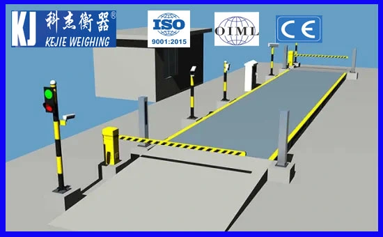 3X18m 100t Weighbridge with Load Cell and Indicator Passed OIML and ISO From China Kejie for Industial Application