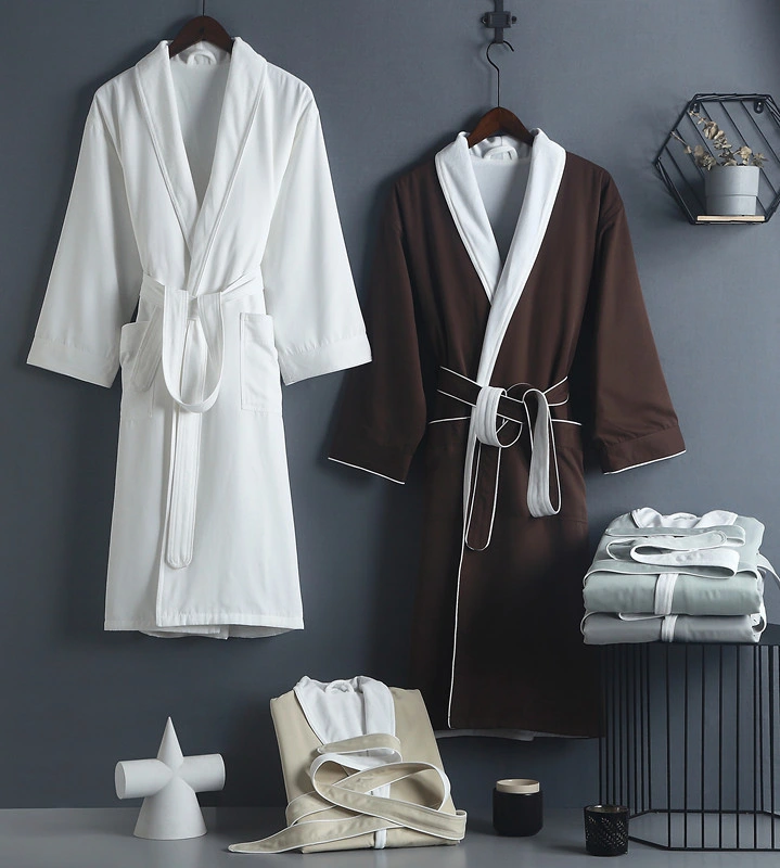 Super weich ihn und sie Bademantel Mode Plus Größe Schlafbekleidung Frauen 100% Polyester Hotel Bad Robe