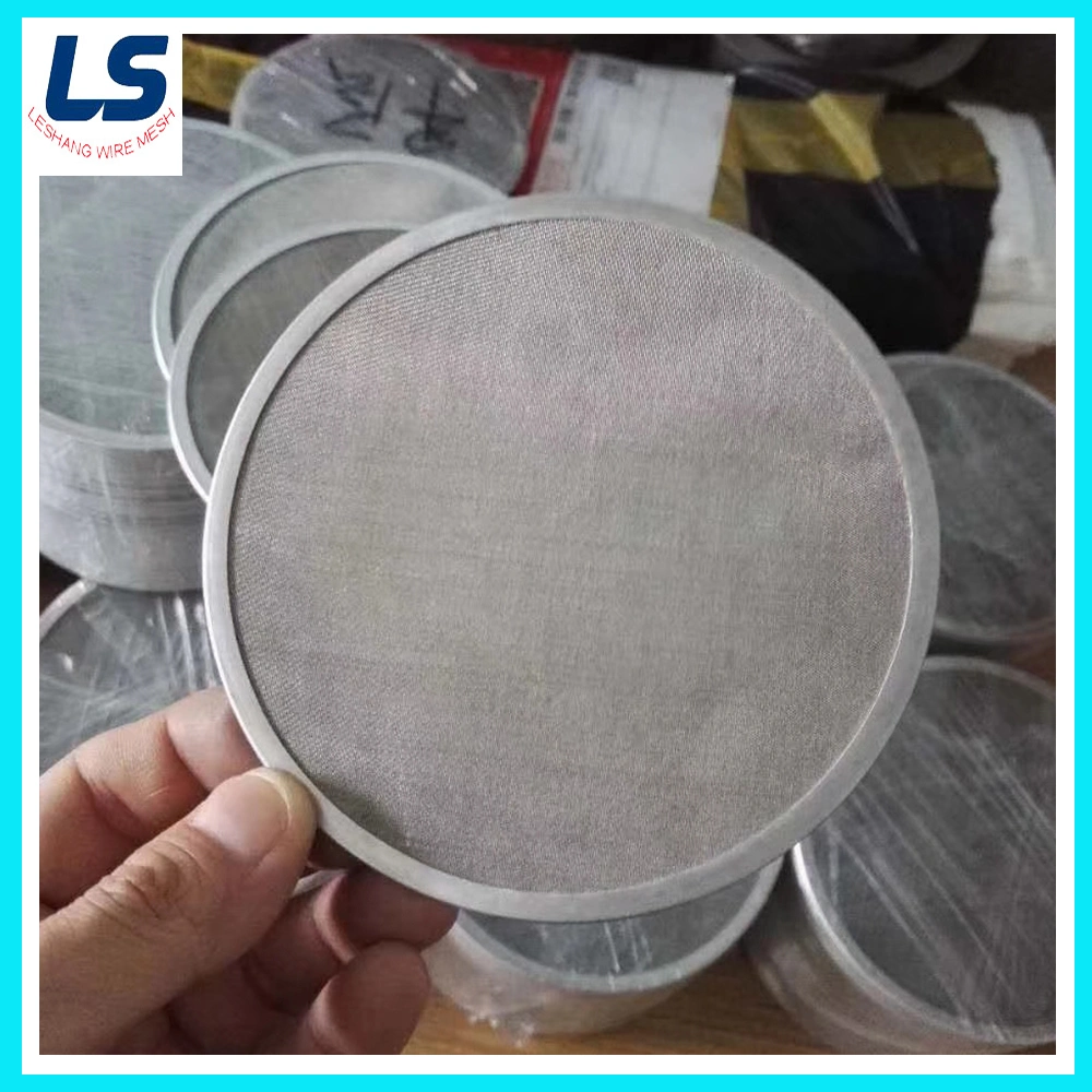 0.2 Inch - 40 Inch Plain Weave Multimesh Discs Stainless Steel SUS304 Filter Mes