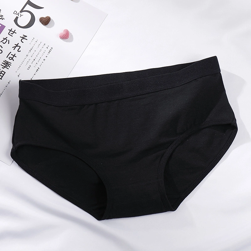 Woman Cotton Brief Panties Antibacterial Sexy Underwear Custom Design Lingerie