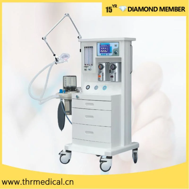 Original Factory Supply Medical Trolley Anesthesia Machine with Ventilator (THR-MJ-560B4)