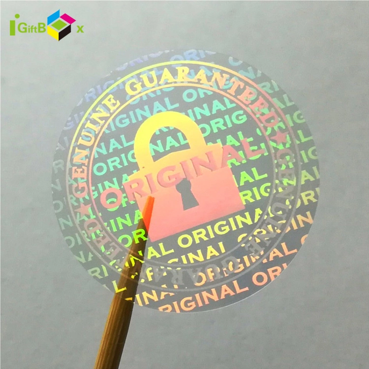 Holographic Glossy Matte Finishing Sticker Private Label Kosmetik Gläser Vinyl PVC-Etikett auf Papier