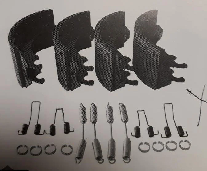 Heavy Duty Truck Car 4515 Brake Shoe with Non Asbestos Brake Lining