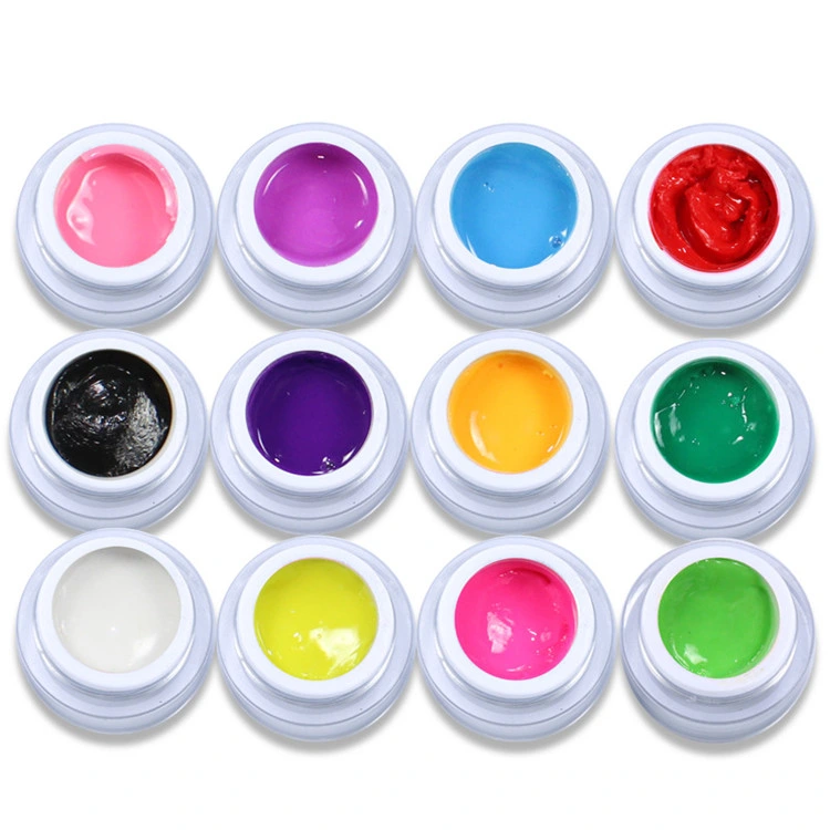 Acrylic 3D Nail Art Painting/Drawing Gel Product Kit for Nail Beauty Salon