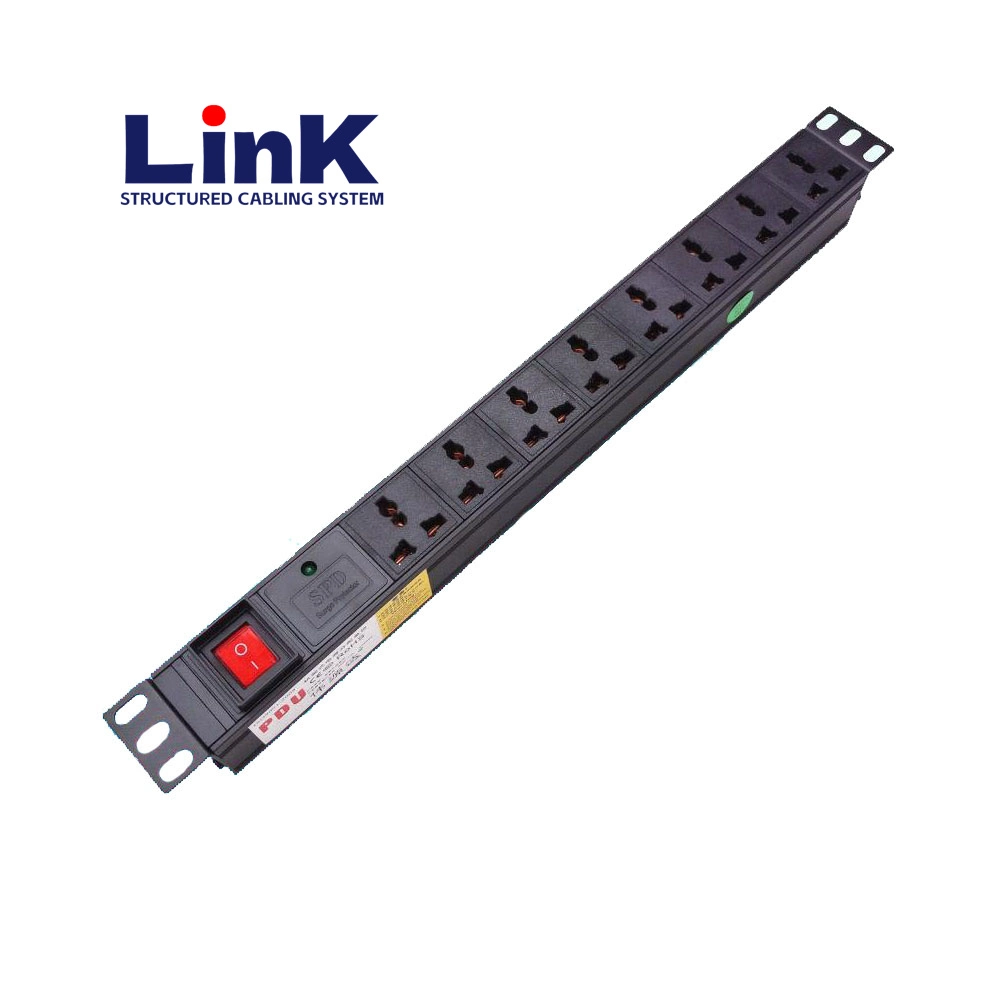 Network Managed 8-Outlet Switch Modular PDU Socket with Surge Protection