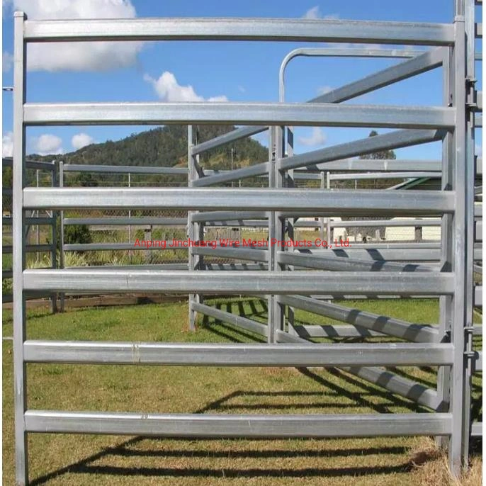 Personnalisé de feux de croisement Rails métalliques galvanisés à chaud Yard de moutons du panneau de clôture