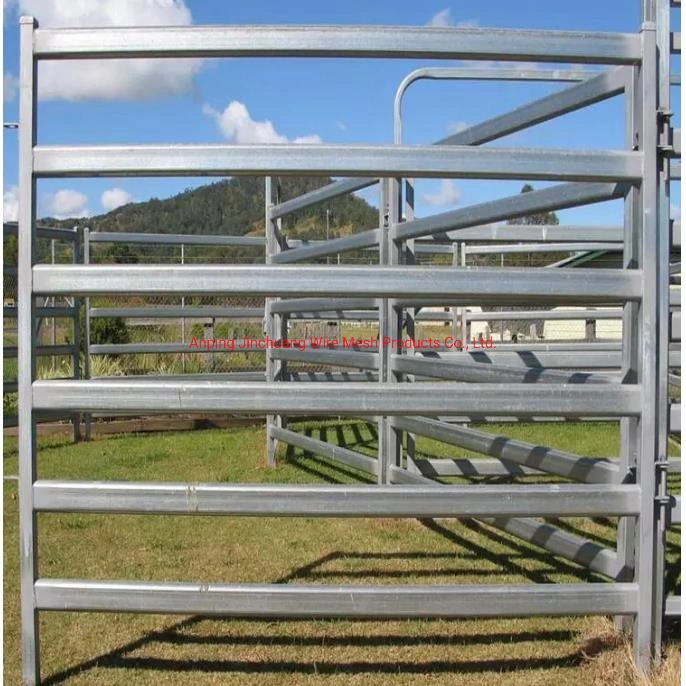 Customized Hot Dipped Galvanized Metal Rails Yard Sheep Fence Panel