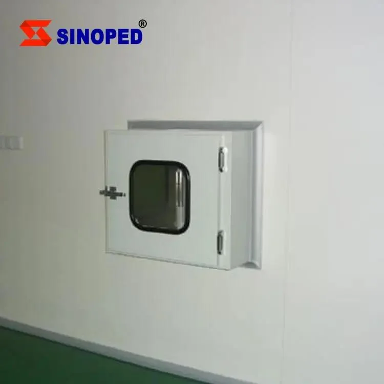 High quality/High cost performance  Passbox Mechanical Lock Self-Cleaning Transfer Window