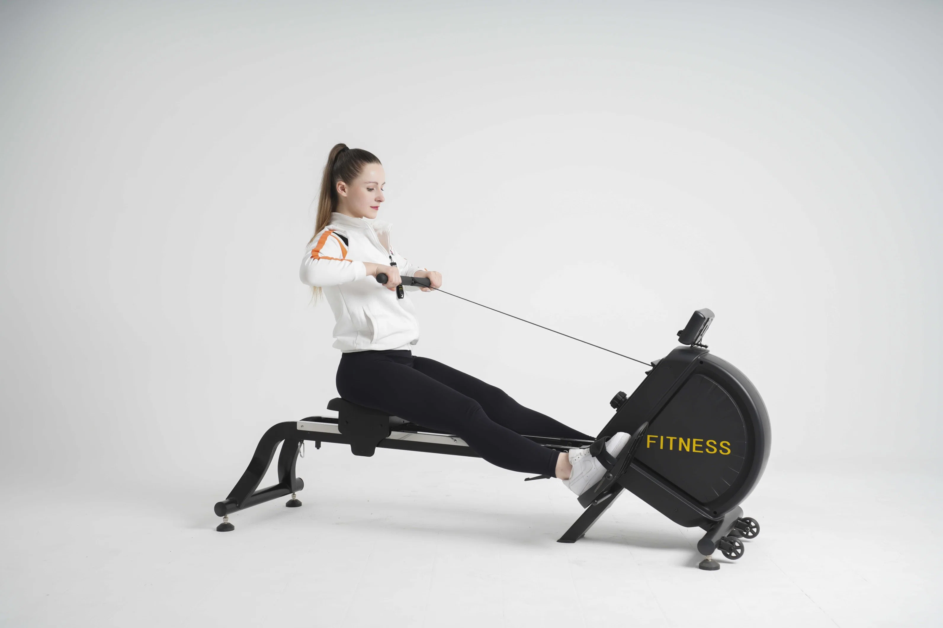 Équipement de fitness cardio à domicile, équipement de sport intérieur, machine à ramer magnétique assise.