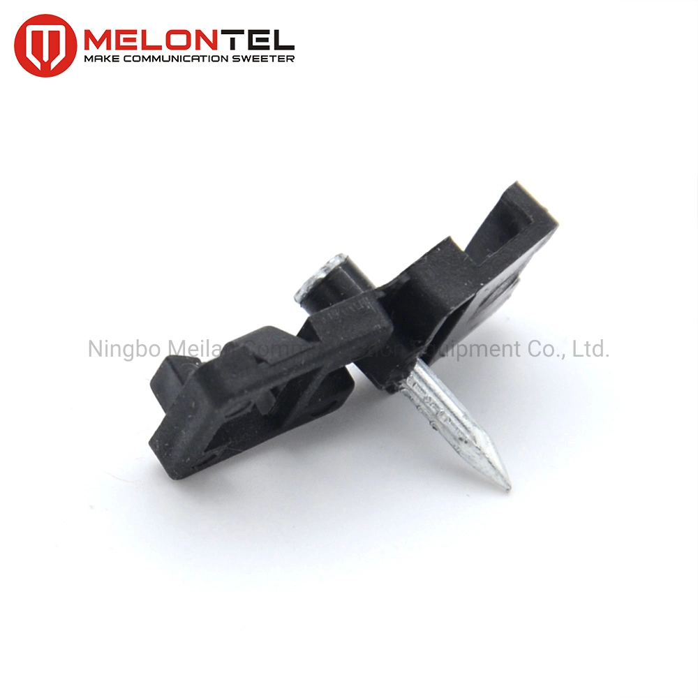 Fiber Optic Drop Wire Cable Clip with Single Concrete Nail