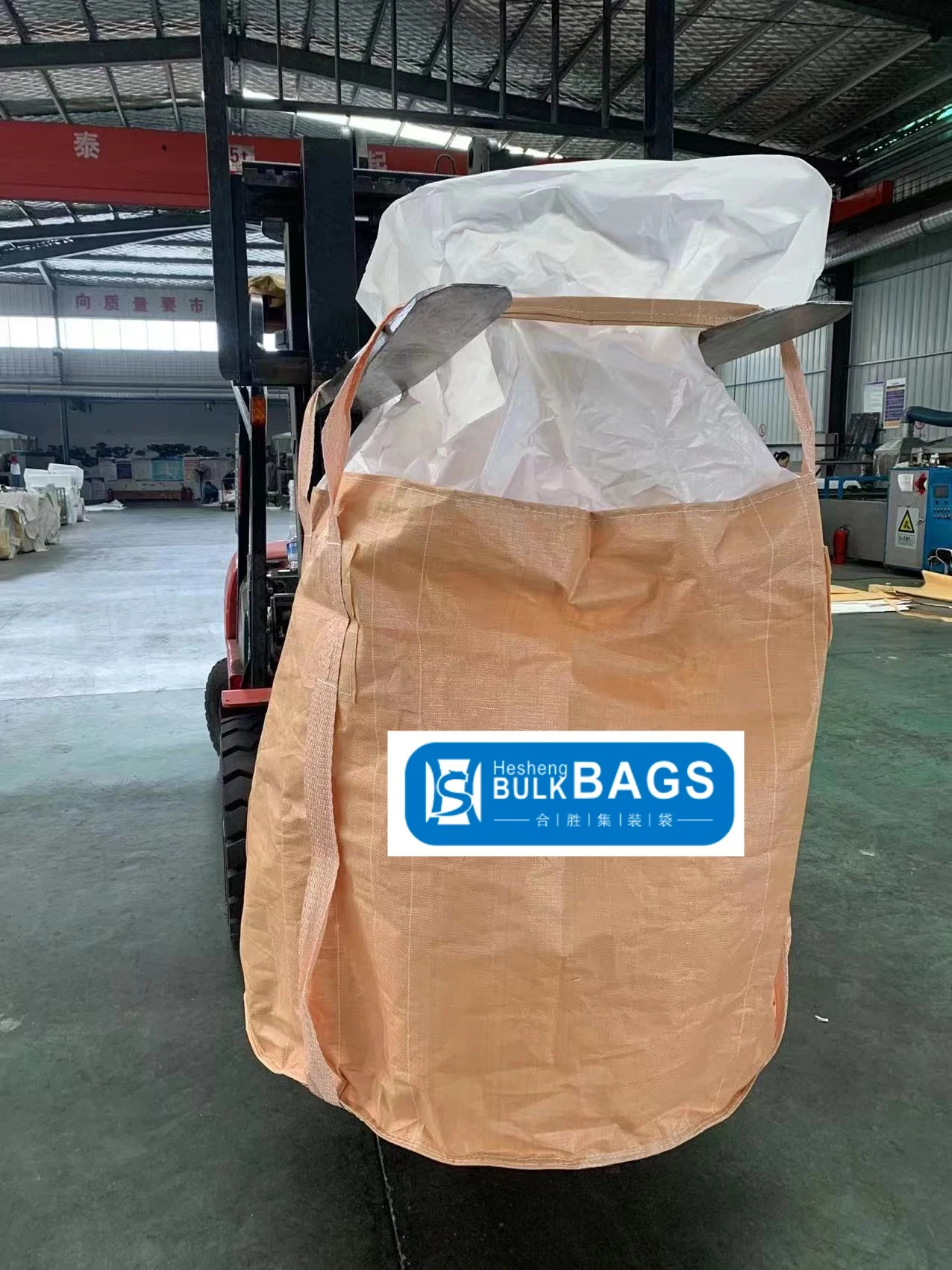 2 Ton PP Big Bulk Bag Packing for Corn and Other Agriculture or Cement Easy Handle More Resistance Safety Factor FIBC