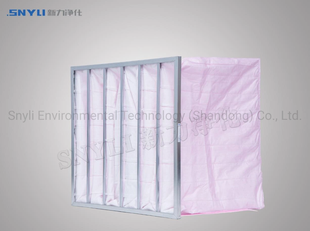 F5-F9 Synthetic Pocket Bag Pre Air Filters Secondary Filter for Cleanroom