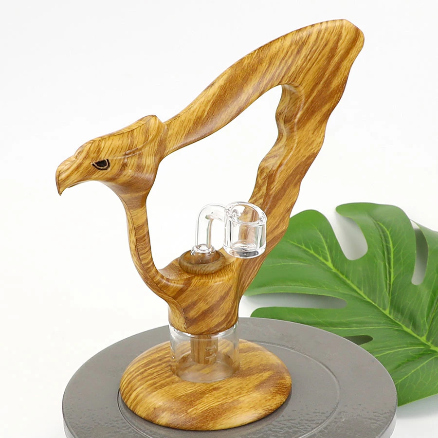 Wooden&Glass Luxury Wholesale Tabacco Flavor Eagle Nectar Collector