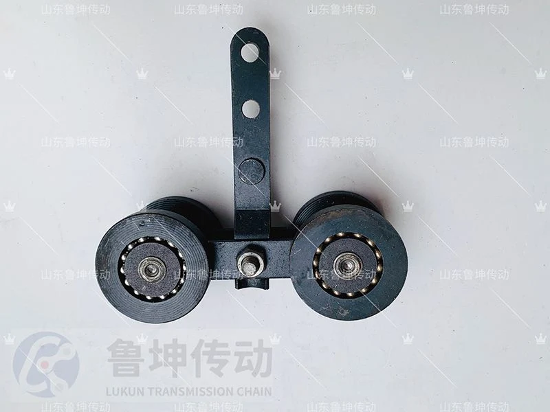 Qxt250b 50kg Double Chain Plate Plate Single Guide Wheel Intive Track سلسلة (نوع المحمل الصلب) للناقل العلوي