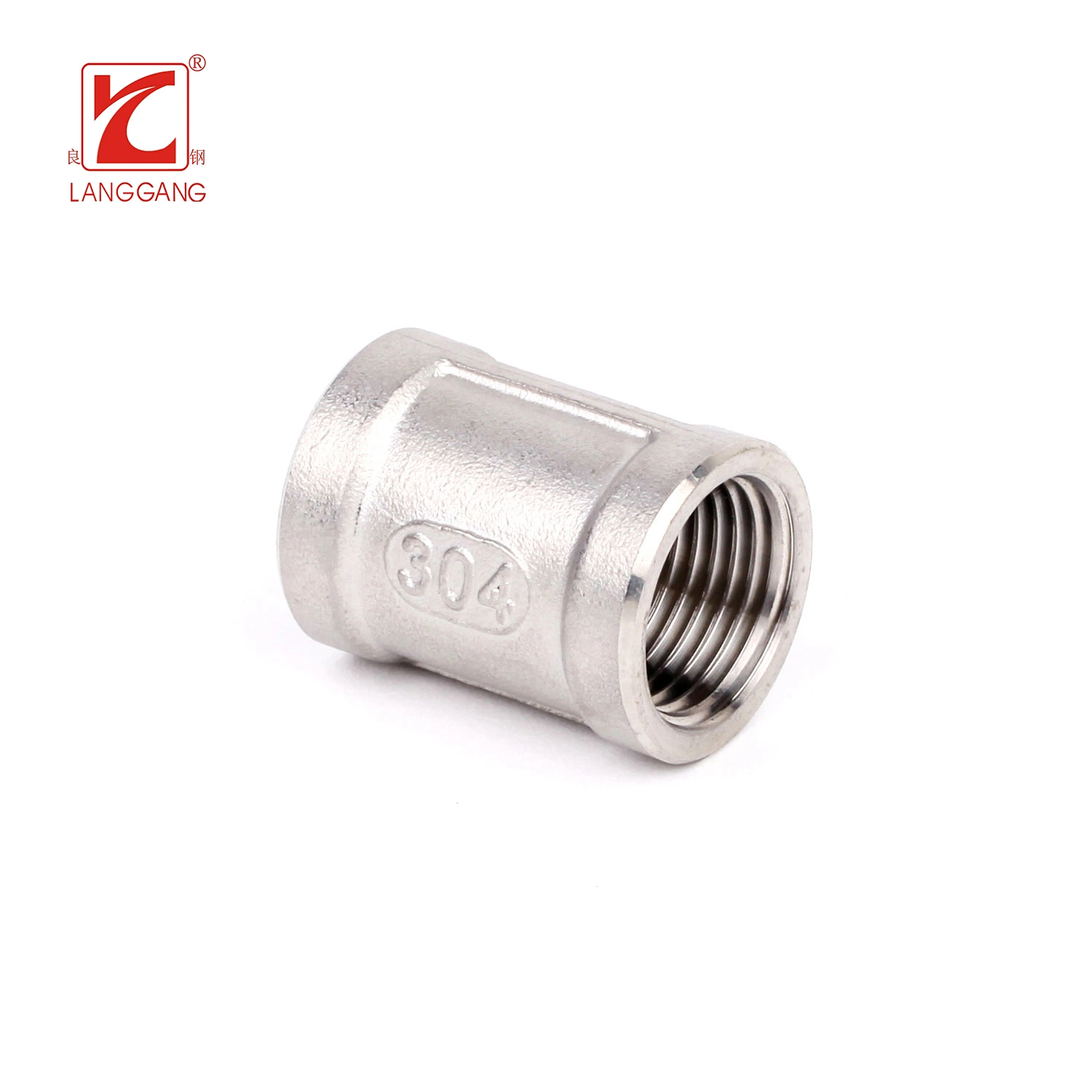 Pipe Fitting BSPT NPT Thread Screw Stainless Steel Euqal Socket